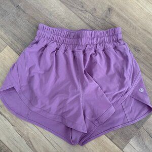 Lululemon Track That High Rise Short 3" - Wisteria Purple Size 4